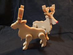 Reindeer 3D Printer Model