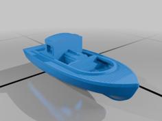 Royal Navy 16ft Fast Motor Dinghy 3D Printer Model