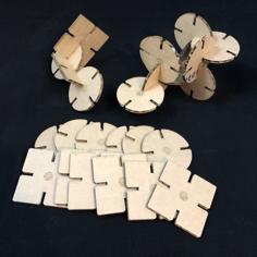 Locky: The Laser-Cut Tile Construction Set