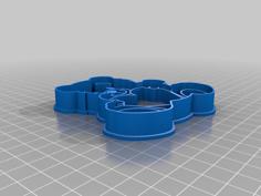 Valentine’s Day Teddy Bear Cookie Cutter 3D Printer Model