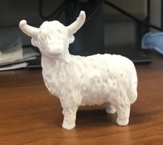 Highland Cow 3D Printer Model