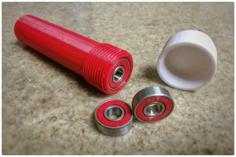 Storage Tube For Up To 15 Bearings (608) 3D Printer Model