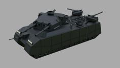 Landkreuzer P. 1000 Ratte (1:200 Scale) (Without Supports) 3D Printer Model