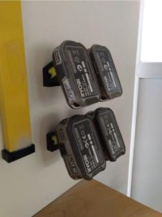 Ryobi Battery Holder 3D Printer Model