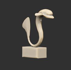 Stylised Dolphin Statues 3D Printer Model