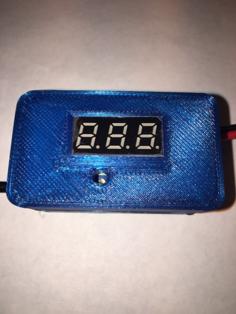 LM2596 Snap Together Case With 3 Wire Meter 3D Printer Model