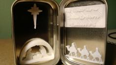 Altoids Smalls Chrismas Nativity Ornament 3D Printer Model