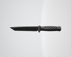 Tanto Combat Knife 3D Printer Model