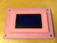 8×2 LCD Mount 3D Printer Model