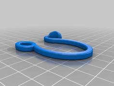 Rain Dear Earrings 3D Printer Model