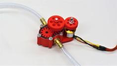 3D-printable Double Helical Gear Pump – Water Pump – Hydraulic Pump 3D Printer Model