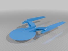 Shepard Class-Star Trek 3D Printer Model