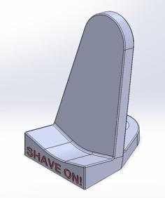 Shaving Soap Tub Display Stand 3D Printer Model