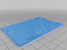 Titahi Bay Elevation Model 3D Printer Model