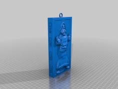 Santa Frozen In Carbonite – Ornament 3D Printer Model