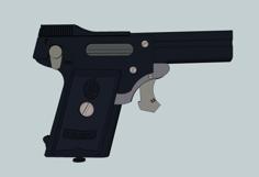 Kolibri 2.7mm Pistol 3D Printer Model