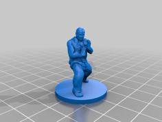 Palkian, The Human Bald Monk 3D Printer Model