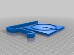 Candle Stocking Hook 3D Printer Model