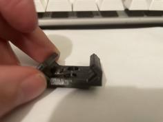 Mini Print-in-place Picatainny Connector 3D Printer Model