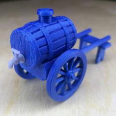 Water Barrel 28 Mm (inspired By Pathologic 2) 3D Printer Model