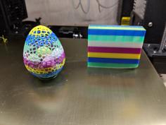 Multicolored Voronoi Easter Egg 3D Printer Model