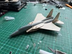 F-15c – Laser Cut And 3d Printed Plane