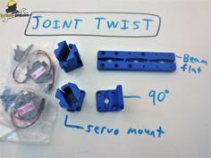 TWISTING Servo Joint Module *Tiny_CNC_Collection 3D Printer Model