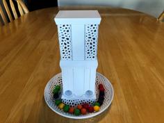 Modular Candy Dispenser – Voronoi Base And Reservoirs 3D Printer Model