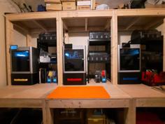 X1C Drawer Base 3D Printer Model