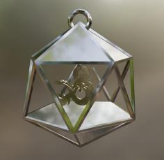 Xmas Ornament DnD D20 3D Printer Model