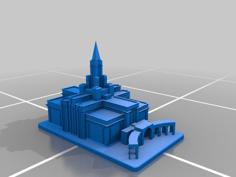 Bountiful Temple 3D Printer Model