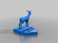 IDeer/iBock Phone Stand 3D Printer Model