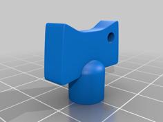 Heating Radiator Tap(key). 3D Printer Model