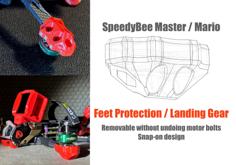 SpeedyBee Mario & Master Feet Landing Gear 3D Printer Model