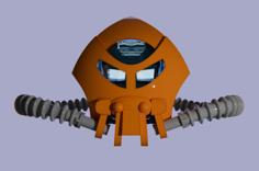 Bionicle Kanohi Kjopario Mask Of Tensile Force 3D Printer Model