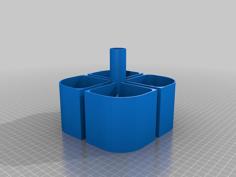 4 Channel Watering Planter 3D Printer Model