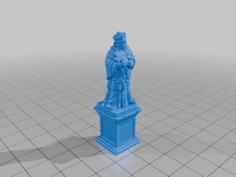 Statue Of St. John Nepomucene (supportless, FDM Friendly) 3D Printer Model