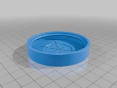 Fishing Line Waste Storage Can With Tpu Lid 3D Printer Model