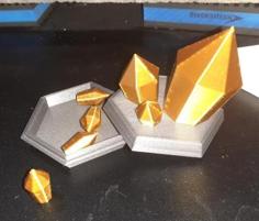 Gold Nugget Box 3D Printer Model