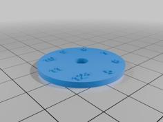 Noodle Time Dial 3D Printer Model