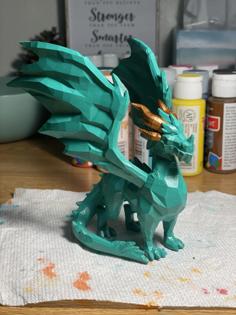 Spyro Crystal Dragon Statue 3D Printer Model