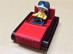 Sandmann (Jon Blund) Mini Car (on Tracks Now) 3D Printer Model