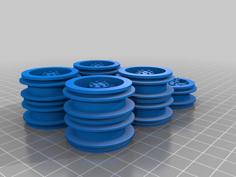 WPL Spider Semi Truck Wheels 3D Printer Model