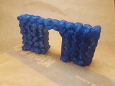 28 Mm Miniature Game Stone Walls 3D Printer Model