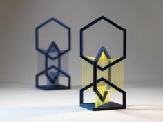 Tensegrity Hexagons 3D Printer Model