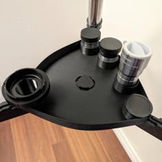 Telescope (Celestron) Tray With Lens Holders 3D Printer Model