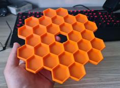 Honeycomb Paint Palette 3D Printer Model