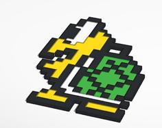 Llavero Pixelado Koopa 3D Printer Model