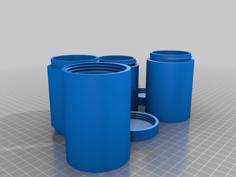 Modular Expandable Jar System 3D Printer Model