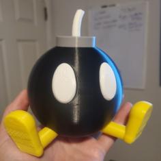 Bob-Omb Multi-Part Remix 3D Printer Model